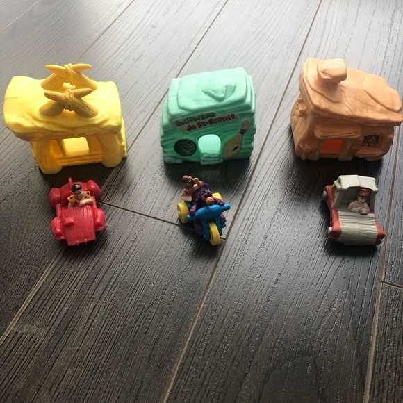 McDonald's Flintstones Toys Lot - Picture 1 of 5